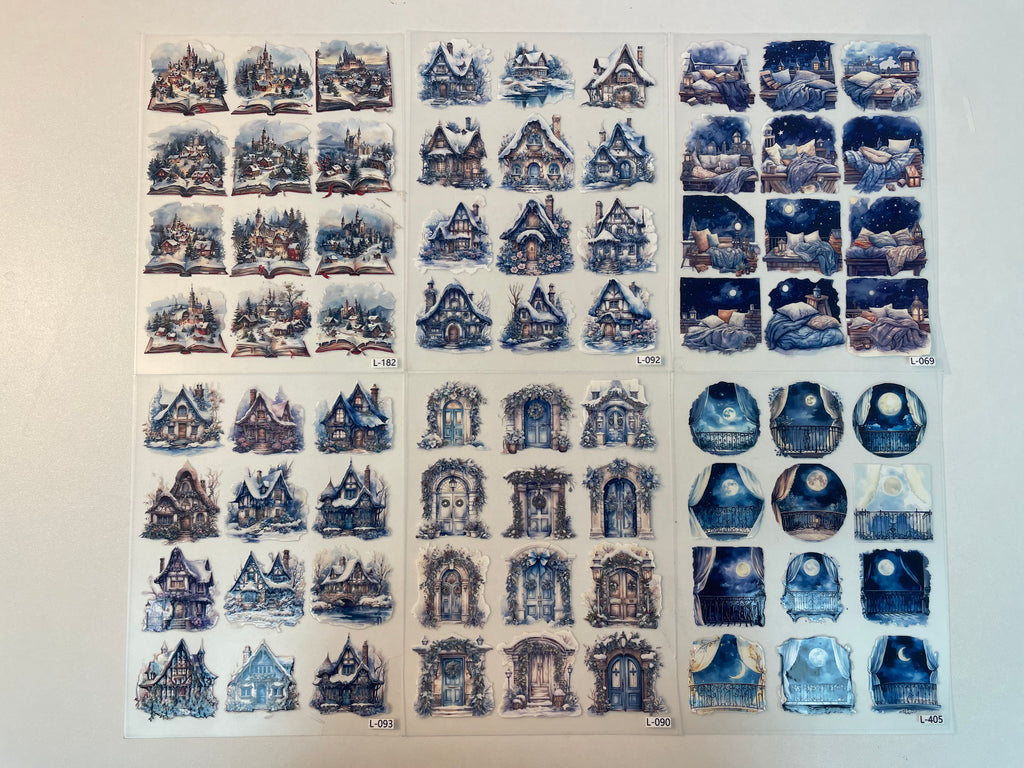 3D embossed stickers (A5 size, 15cm*20cm)