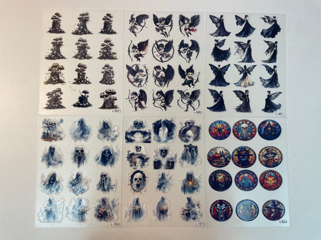 3D embossed stickers (A5 size, 15cm*20cm)