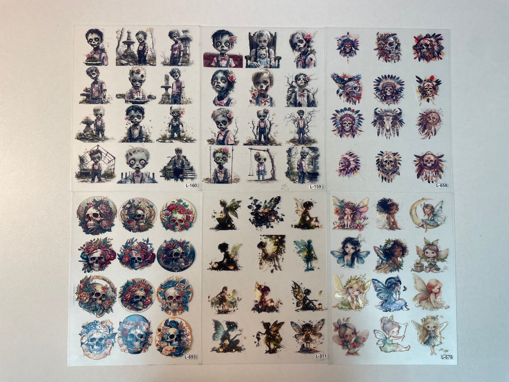 3D embossed stickers (A5 size, 15cm*20cm)