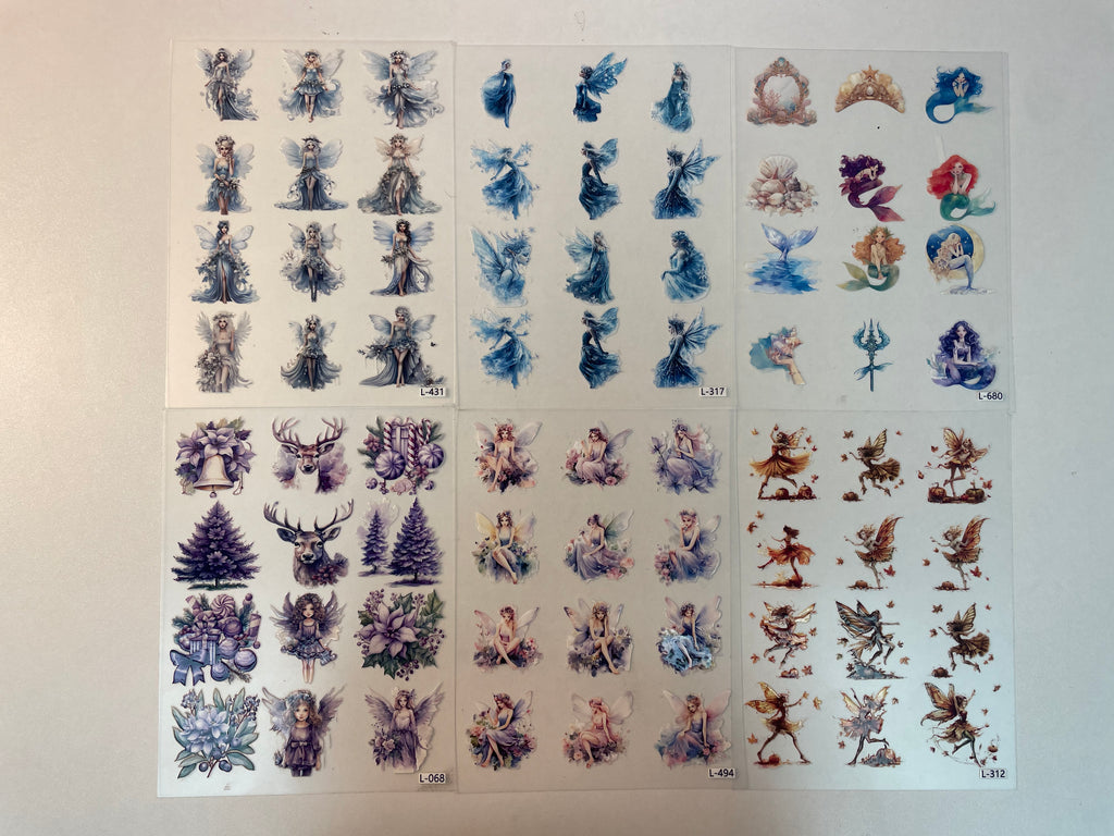 3D embossed stickers (A5 size, 15cm*20cm)