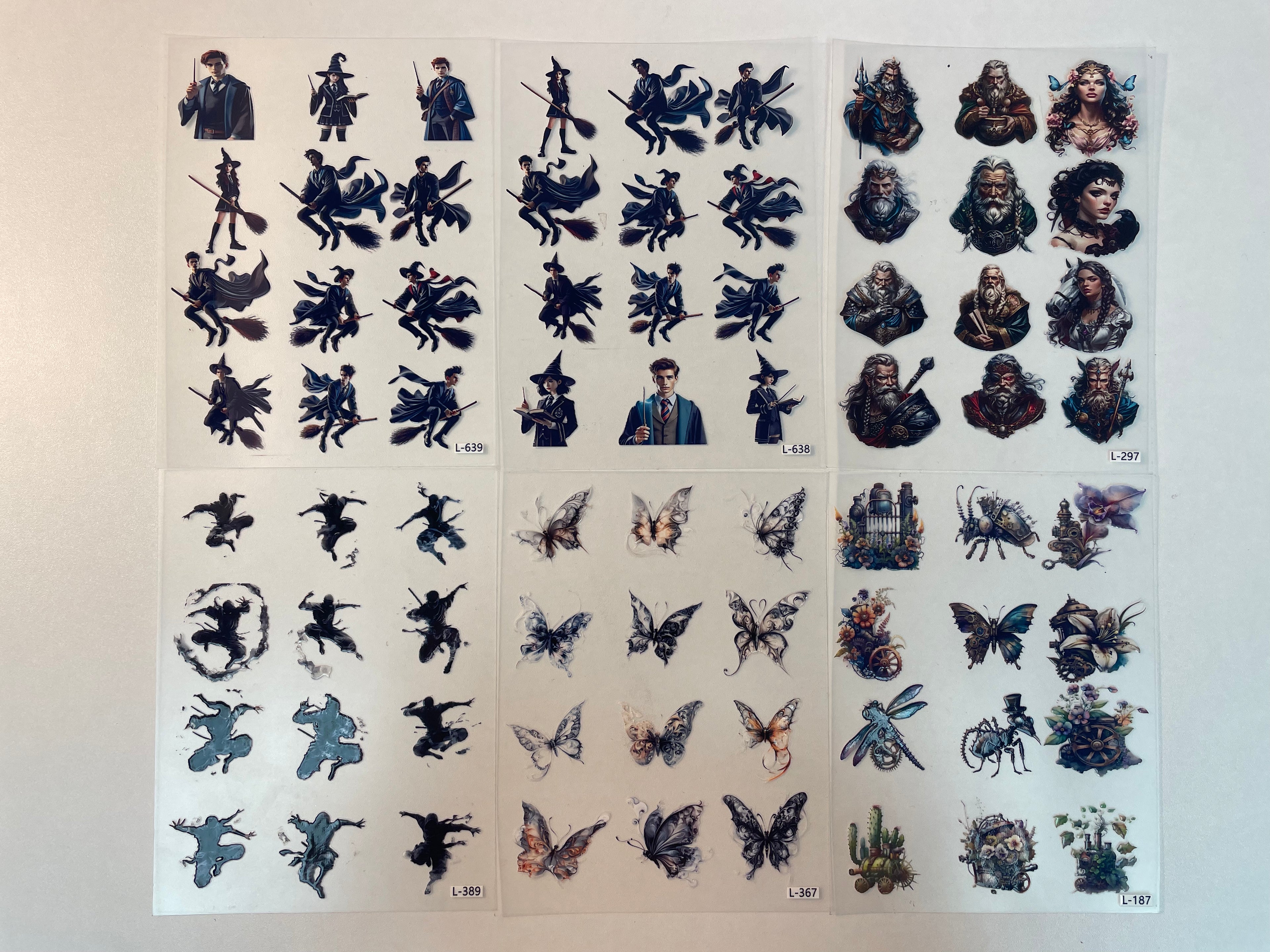 3D embossed stickers (A5 size, 15cm*20cm)