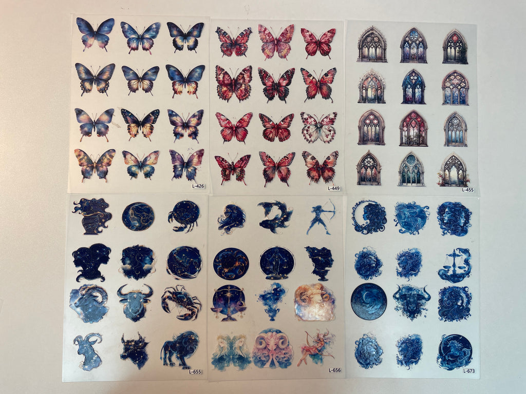 3D embossed stickers (A5 size, 15cm*20cm)