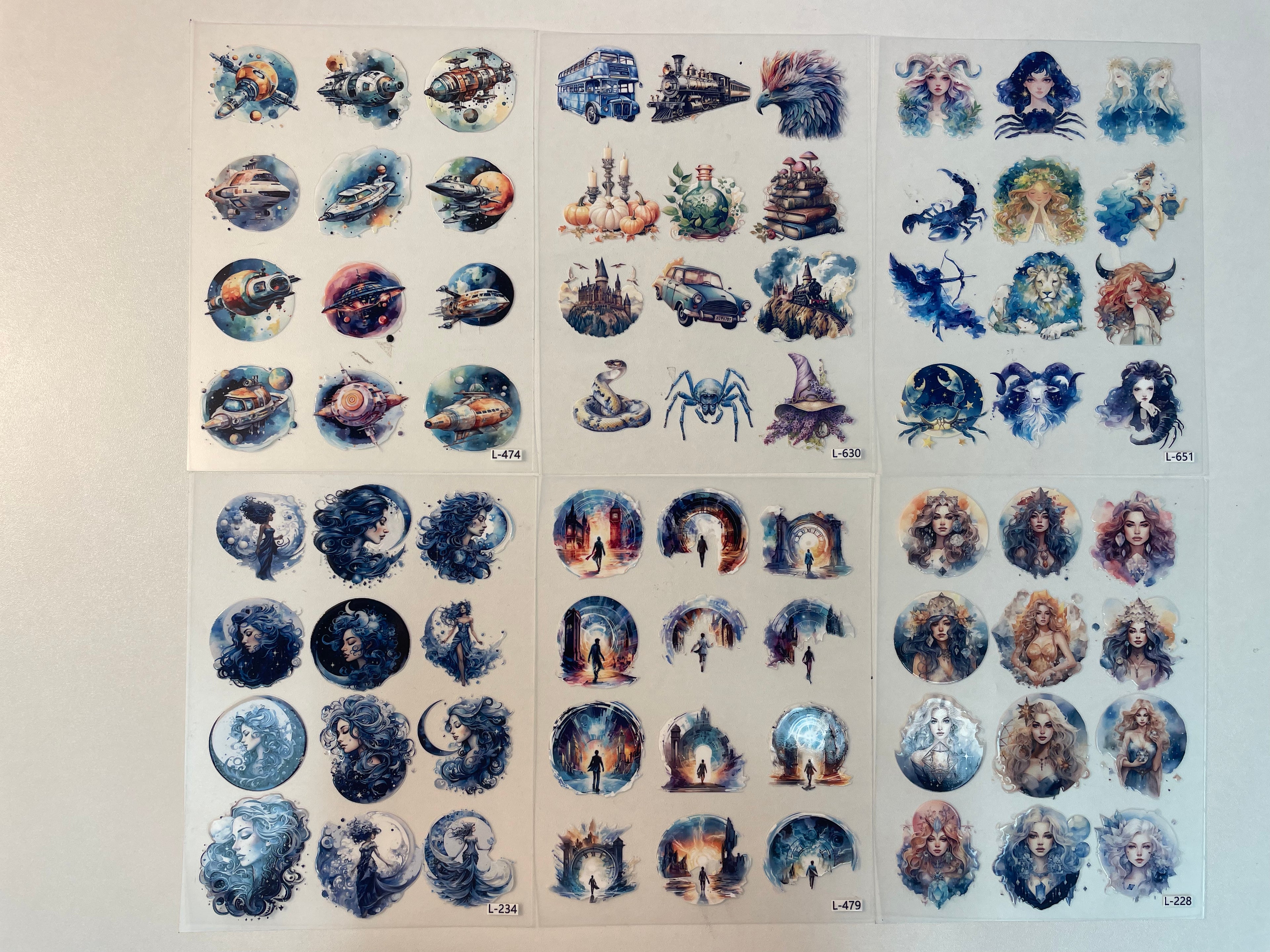 3D embossed stickers (A5 size, 15cm*20cm)