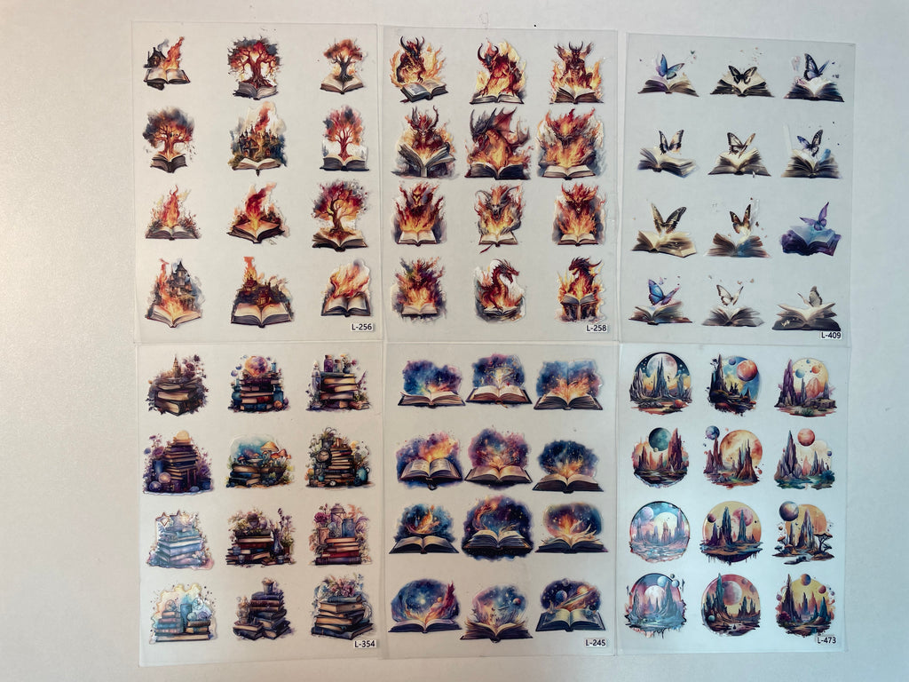 3D embossed stickers (A5 size, 15cm*20cm)