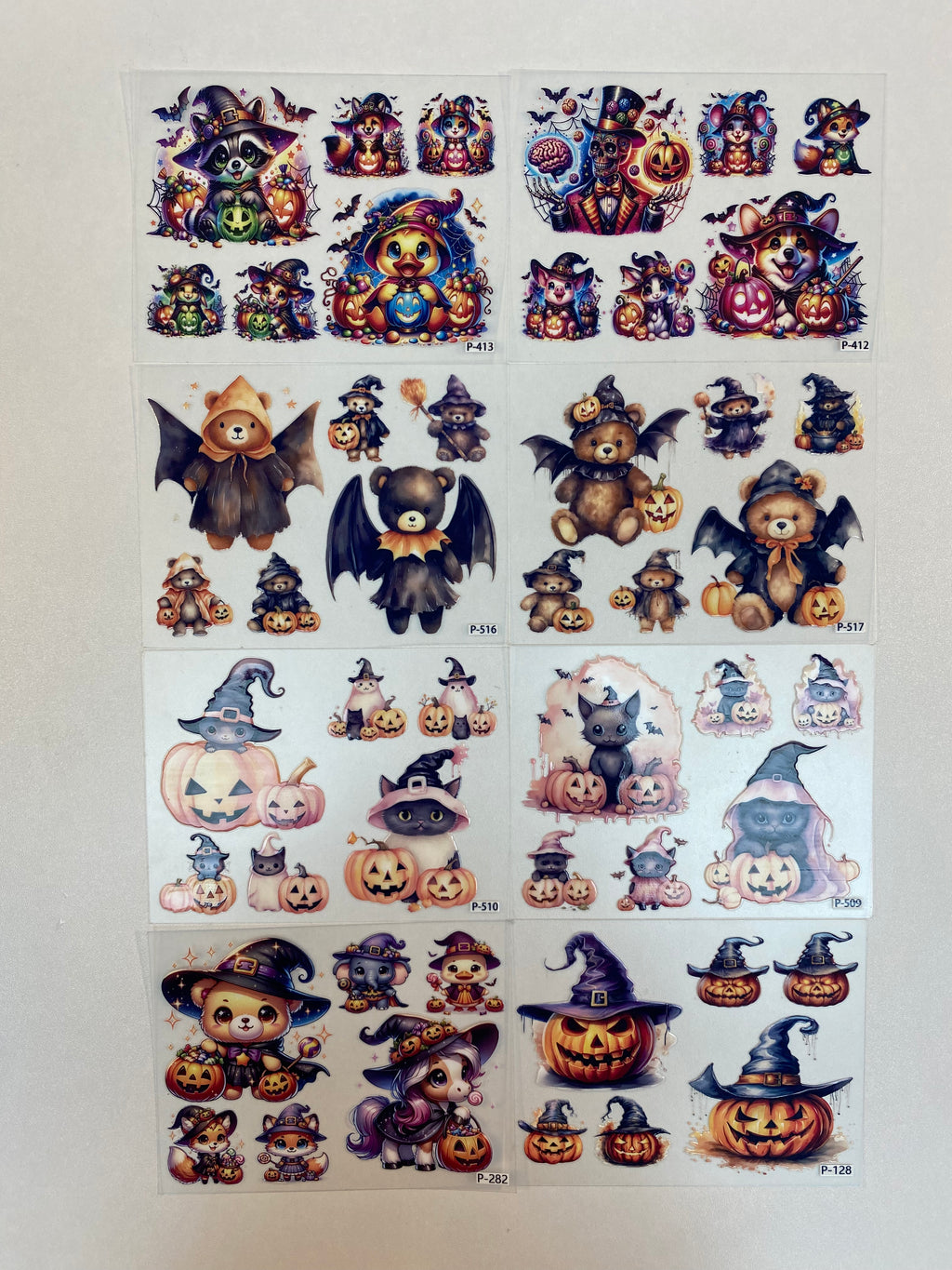 3D embossed stickers (B5 size, 12.5cm*9.5cm)