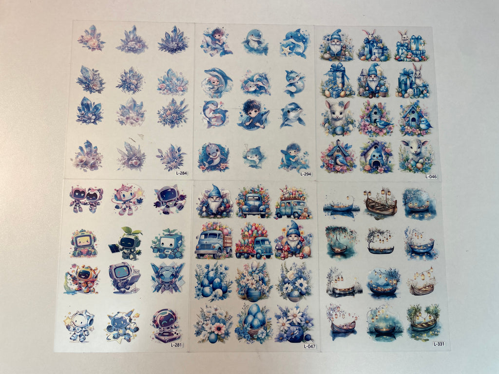 3D embossed stickers (A5 size, 15cm*20cm)