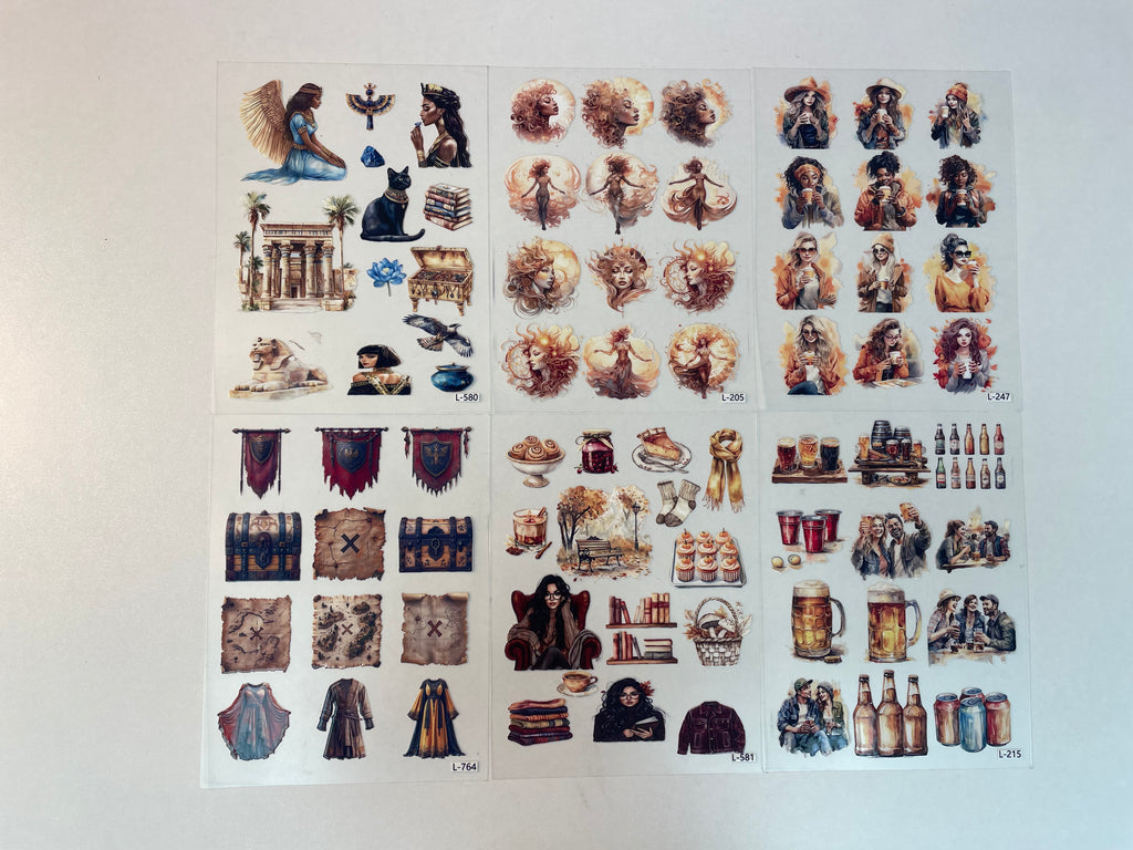 3D embossed stickers (A5 size, 15cm*20cm)