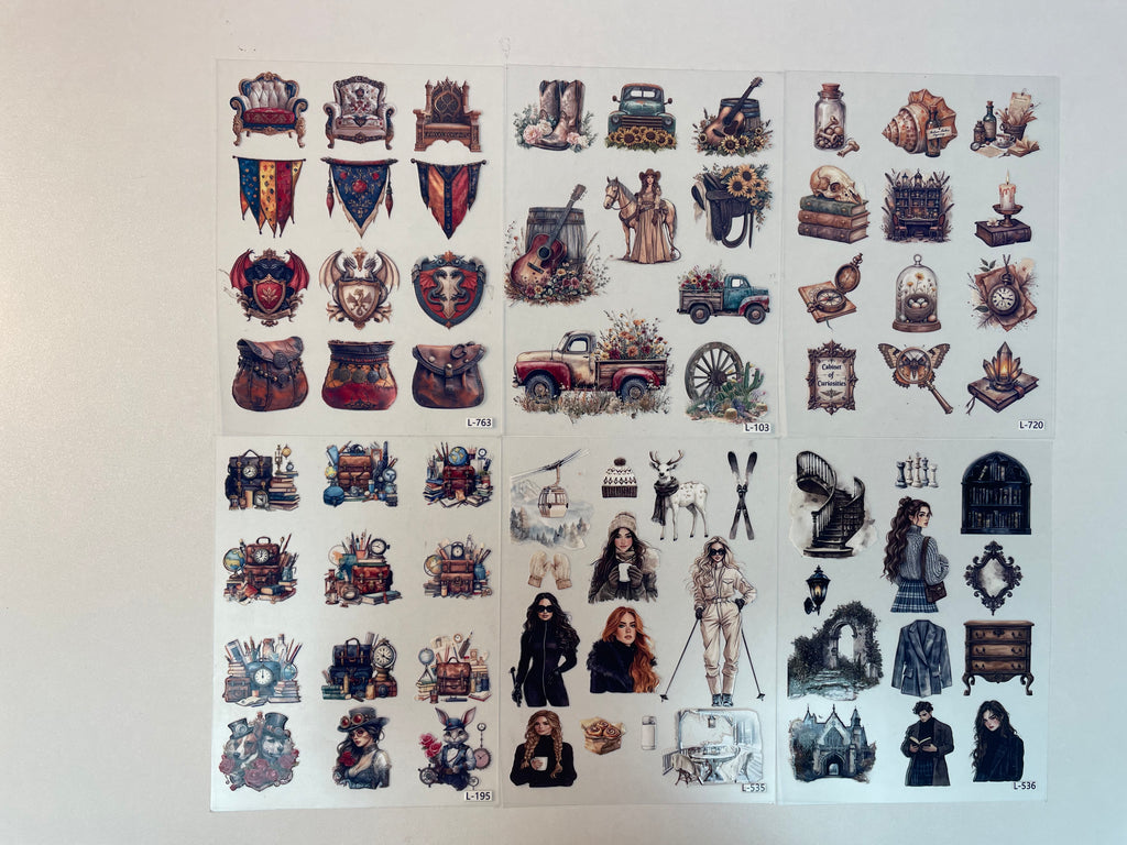 3D embossed stickers (A5 size, 15cm*20cm)