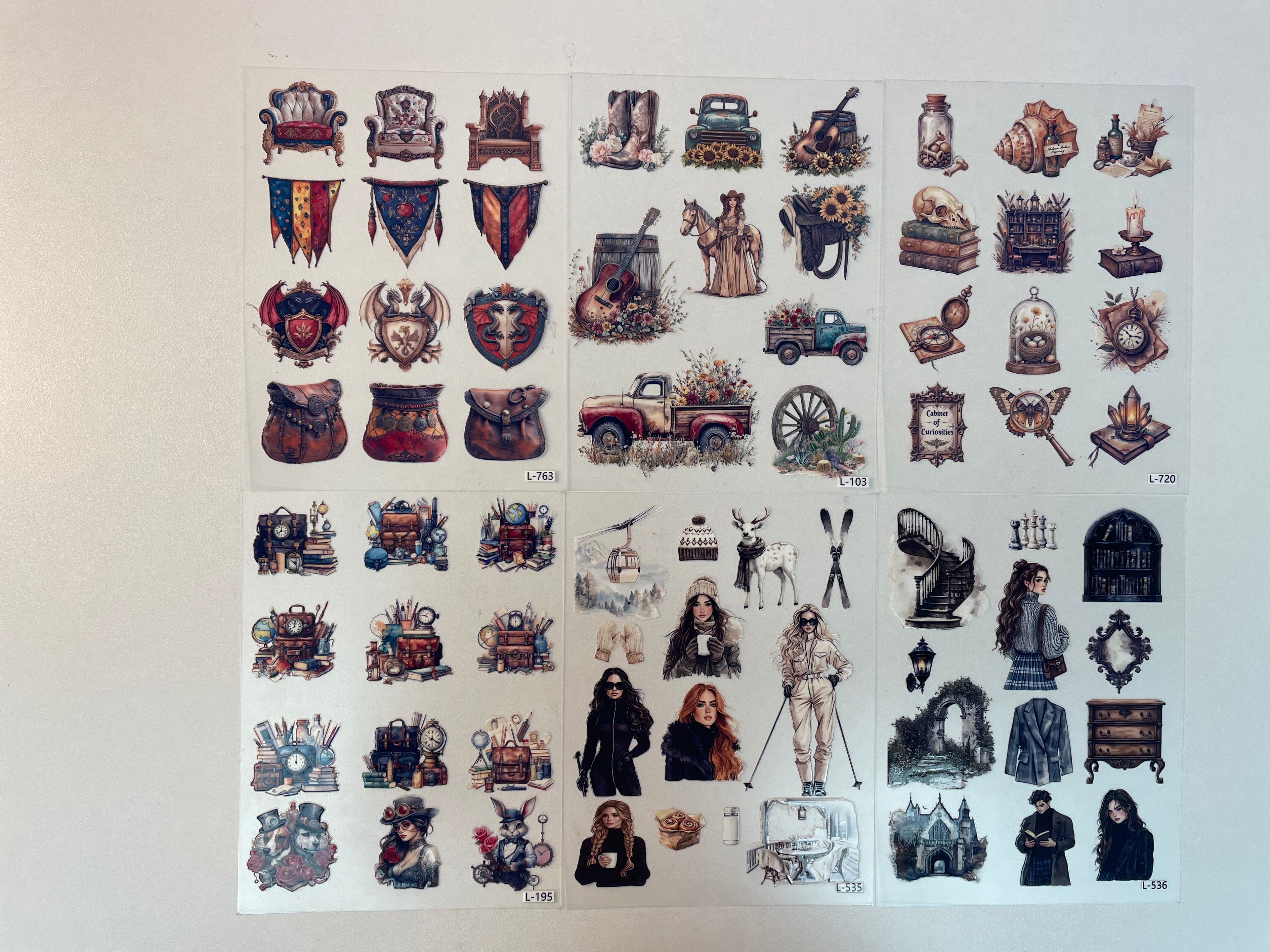3D embossed stickers (A5 size, 15cm*20cm)