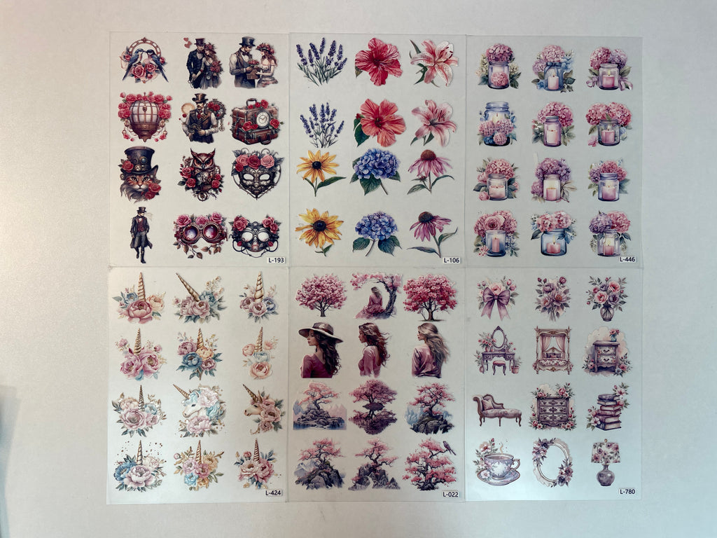 3D embossed stickers (A5 size, 15cm*20cm)