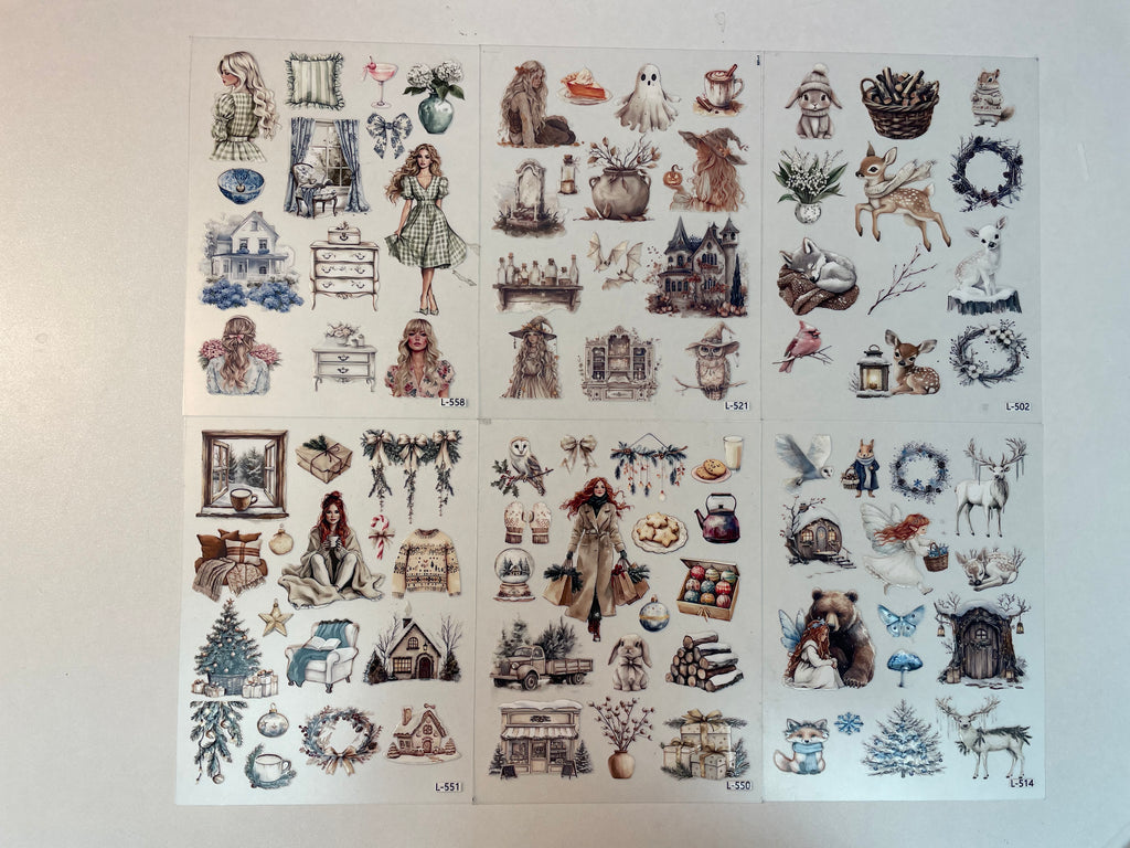 3D embossed stickers (A5 size, 15cm*20cm)