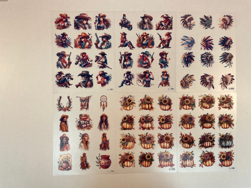 3D embossed stickers (A5 size, 15cm*20cm)