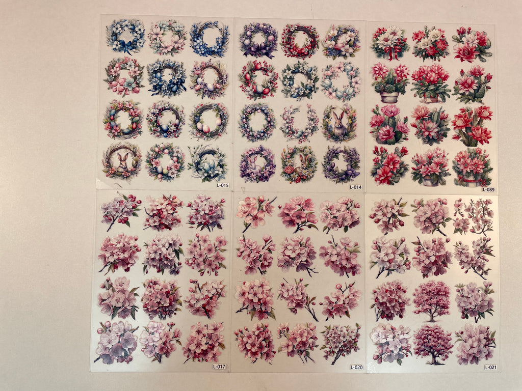 3D embossed stickers (A5 size, 15cm*20cm)