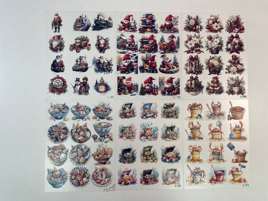3D embossed stickers (A5 size, 15cm*20cm)