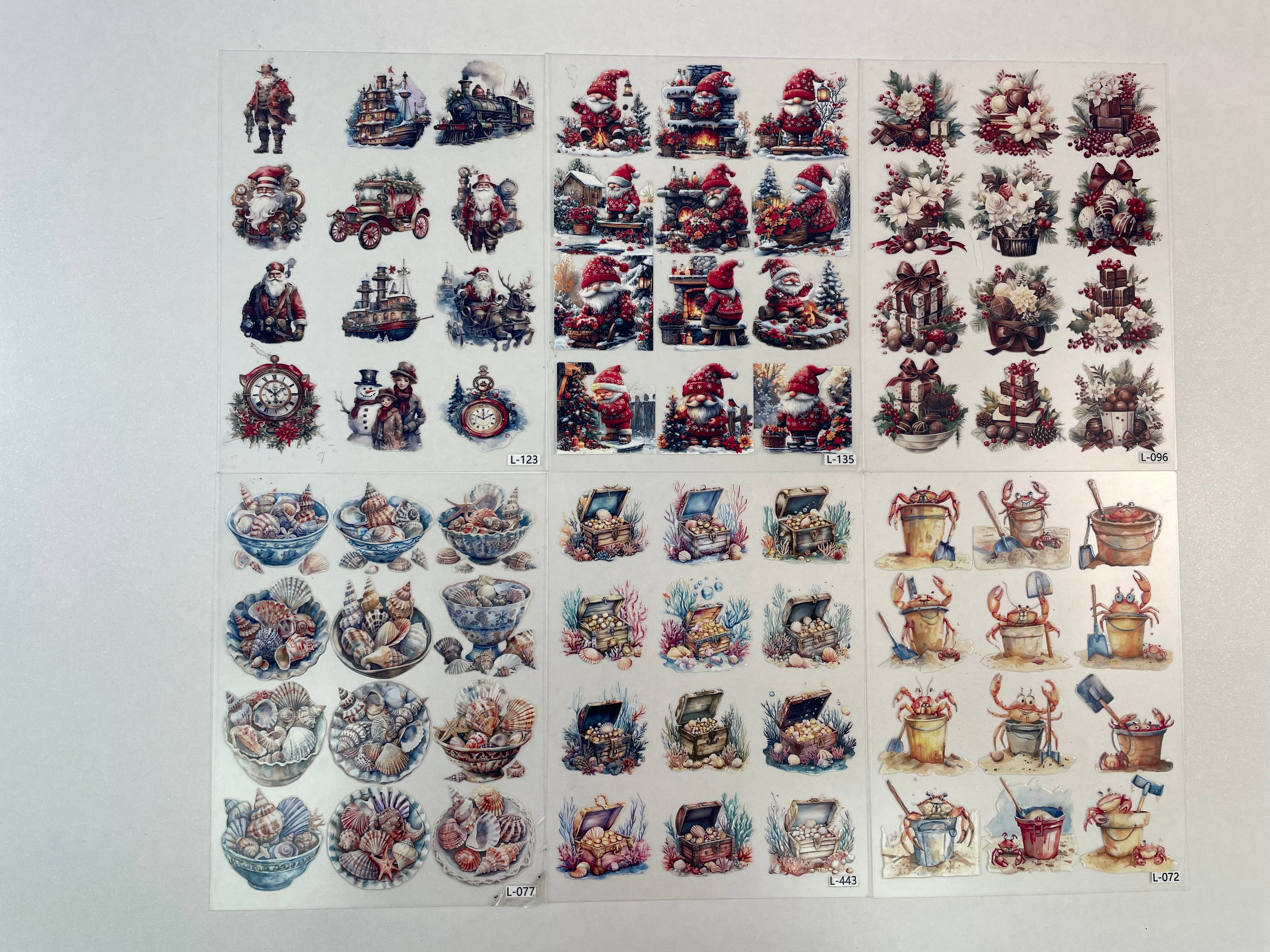 3D embossed stickers (A5 size, 15cm*20cm)