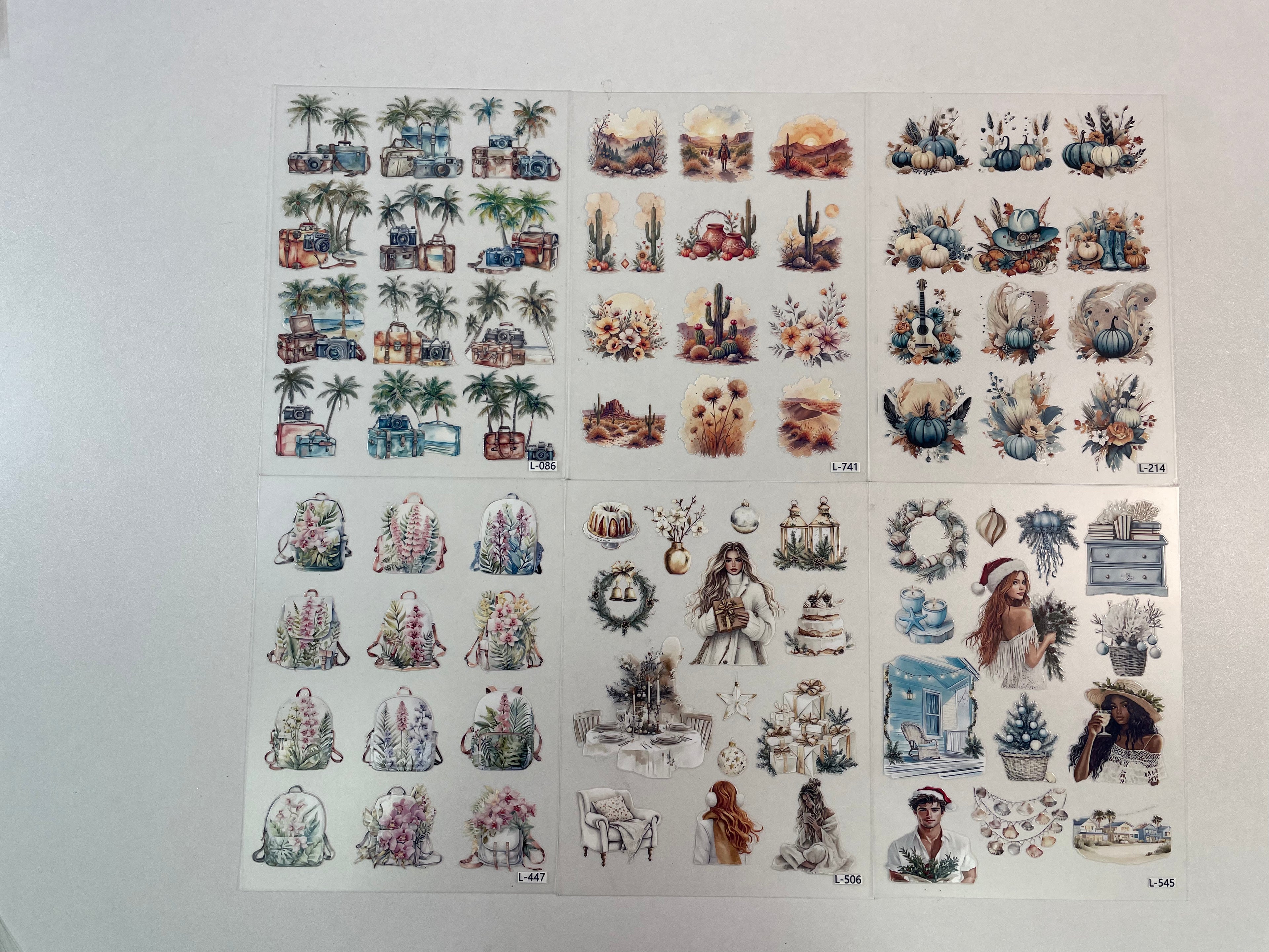 3D embossed stickers (A5 size, 15cm*20cm)