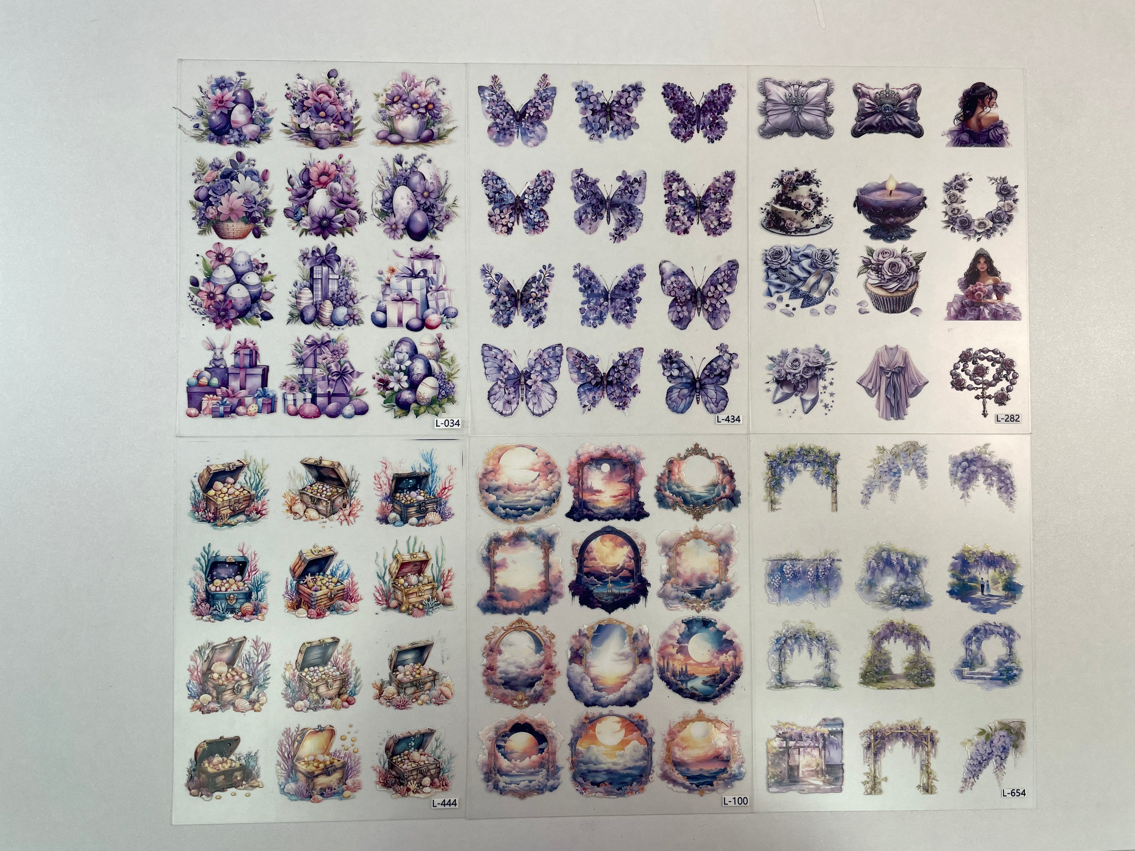 3D embossed stickers (A5 size, 15cm*20cm)