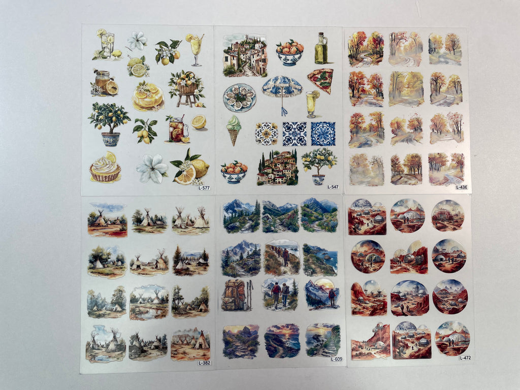 3D embossed stickers (A5 size, 15cm*20cm)