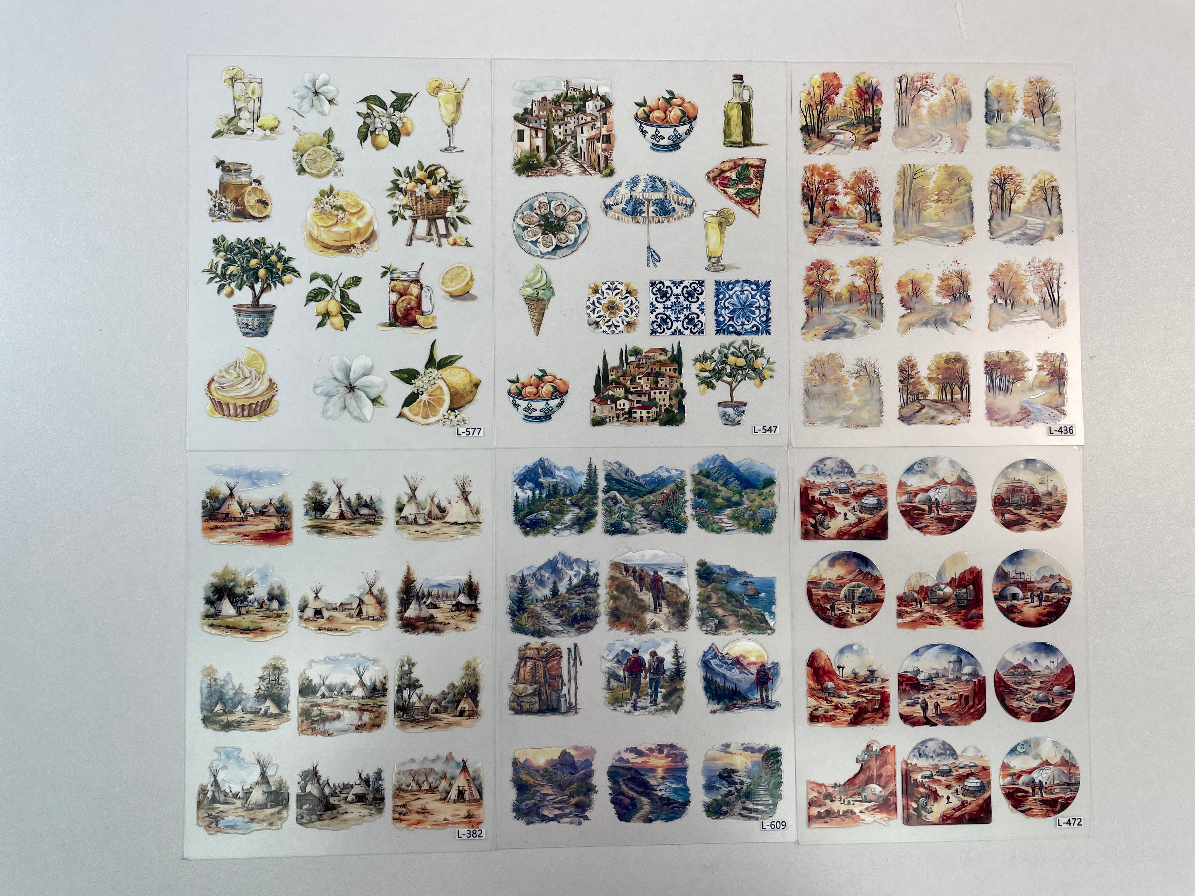 3D embossed stickers (A5 size, 15cm*20cm)