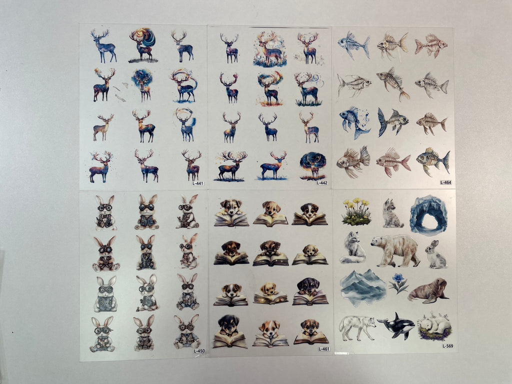 3D embossed stickers (A5 size, 15cm*20cm)