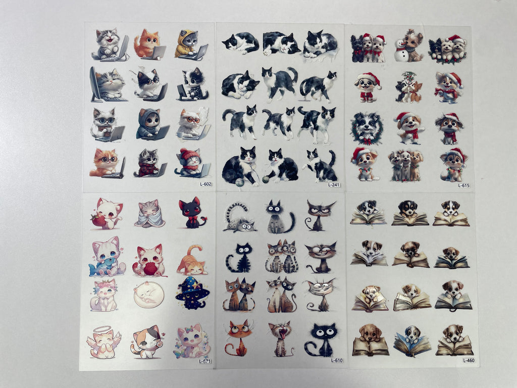 3D embossed stickers (A5 size, 15cm*20cm)