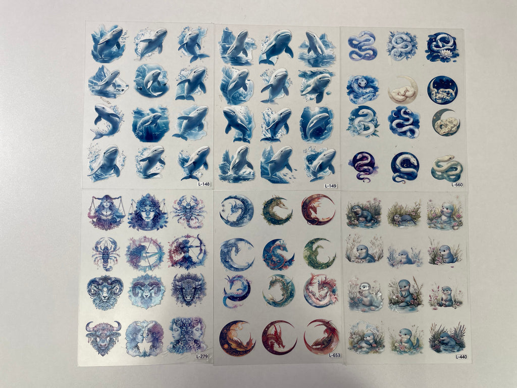 3D embossed stickers (A5 size, 15cm*20cm)