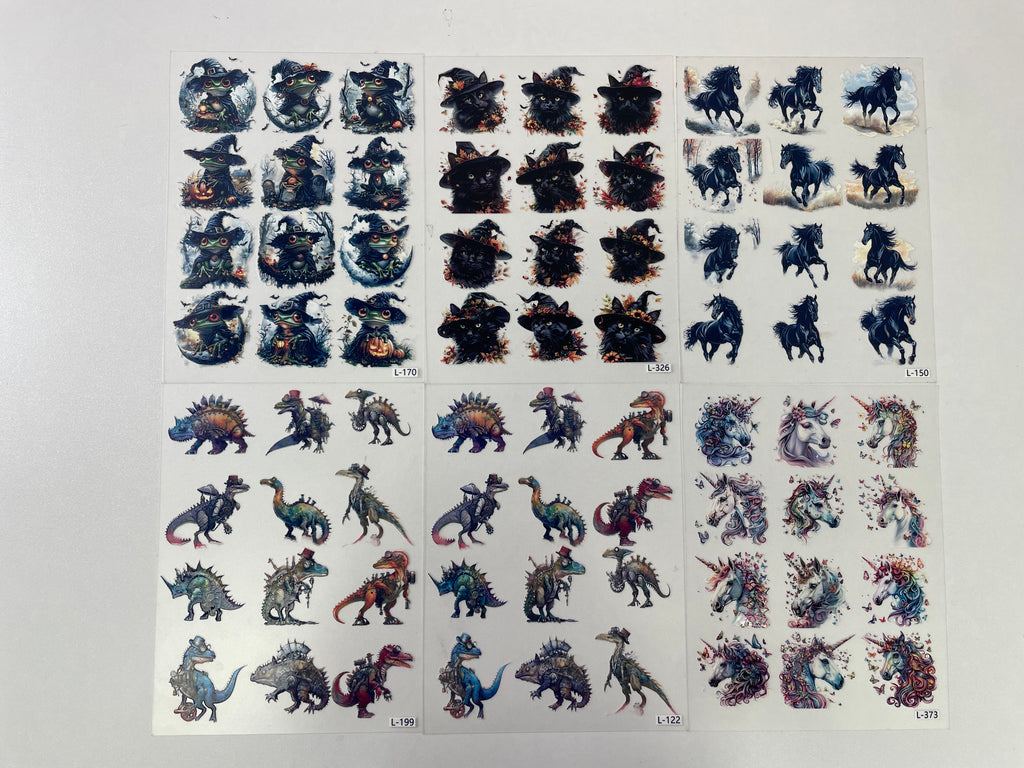 3D embossed stickers (A5 size, 15cm*20cm)