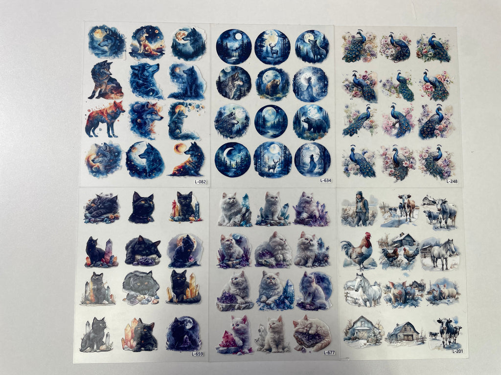3D embossed stickers (A5 size, 15cm*20cm)