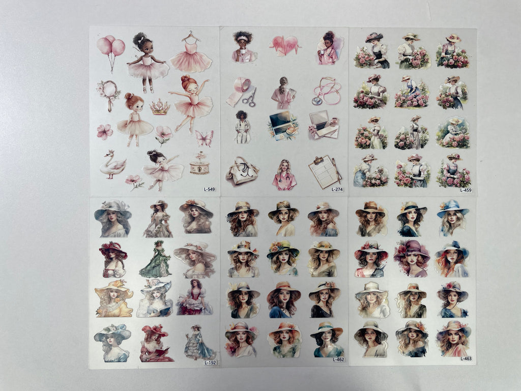 3D embossed stickers (A5 size, 15cm*20cm)
