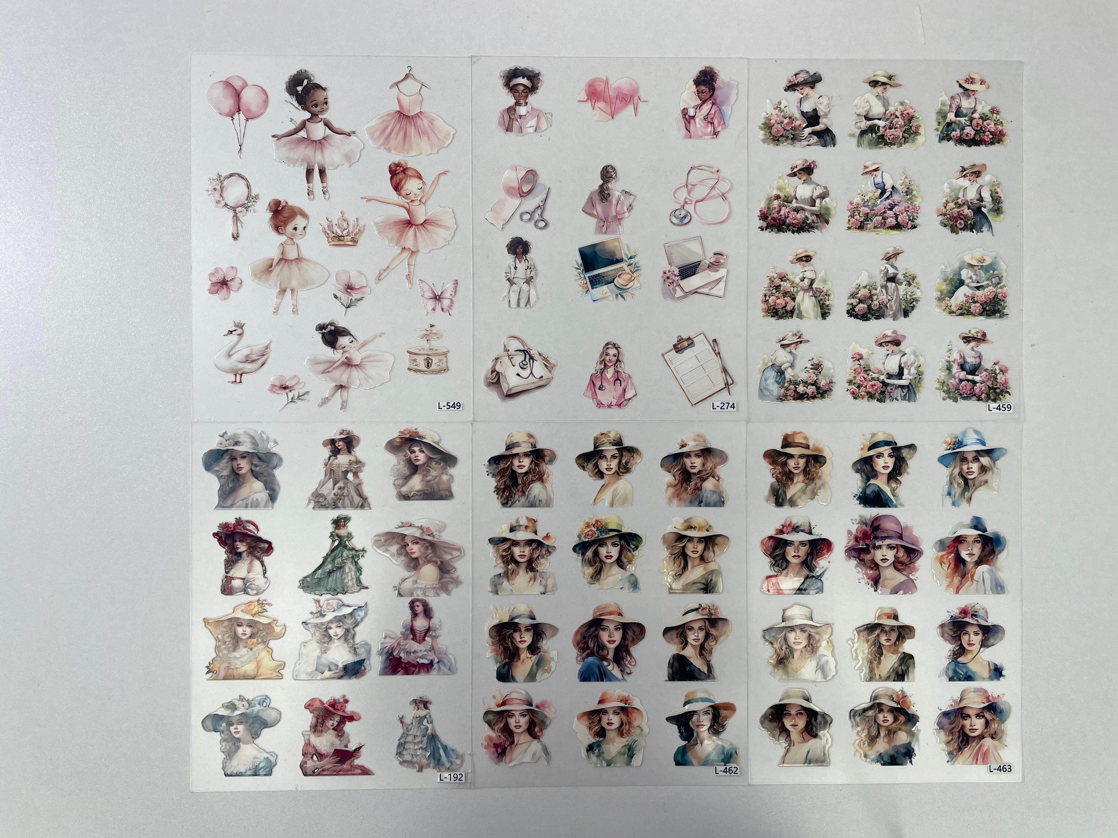 3D embossed stickers (A5 size, 15cm*20cm)