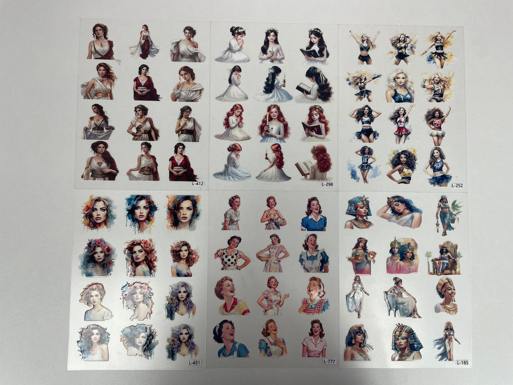 3D embossed stickers (A5 size, 15cm*20cm)