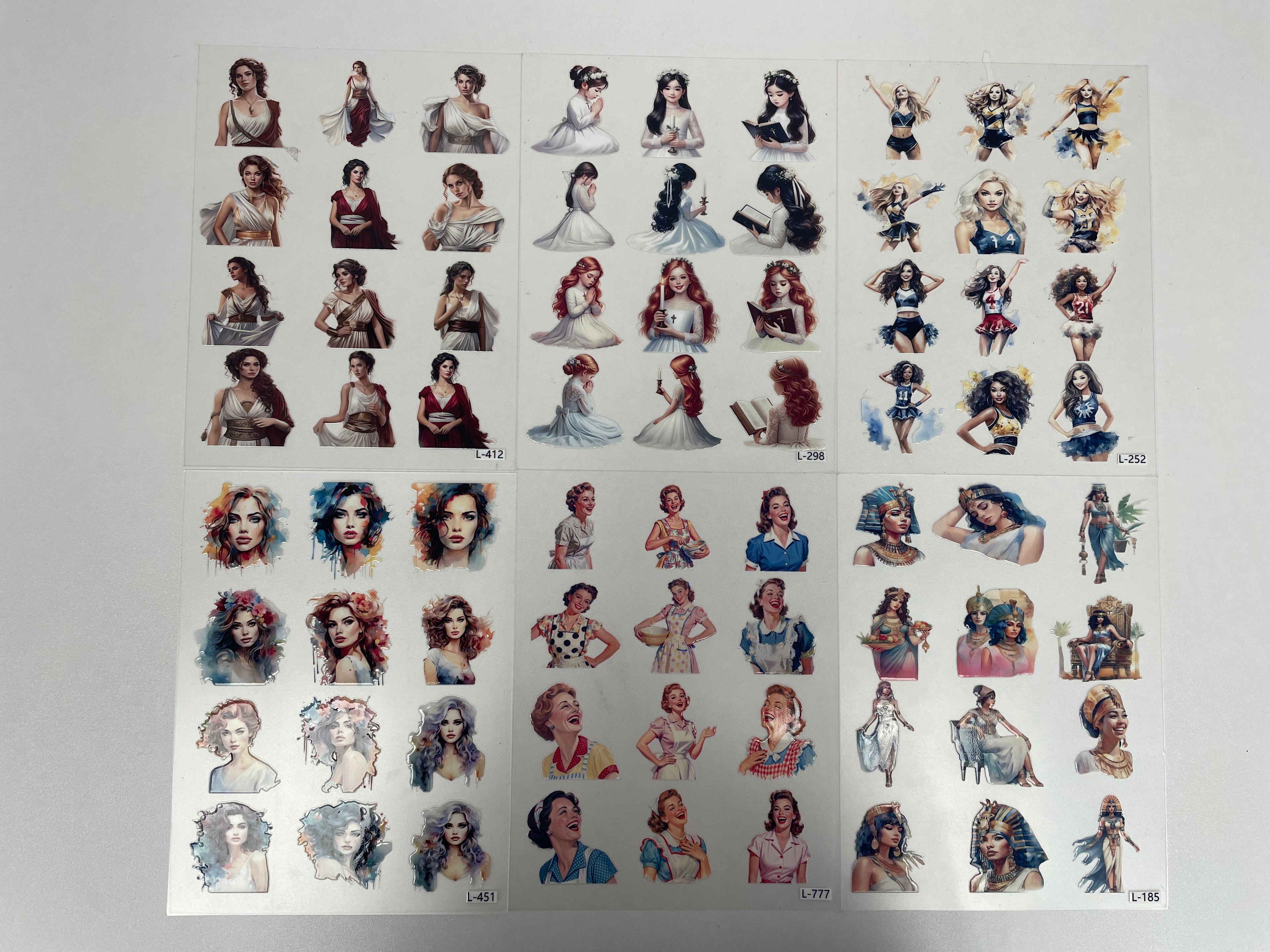 3D embossed stickers (A5 size, 15cm*20cm)