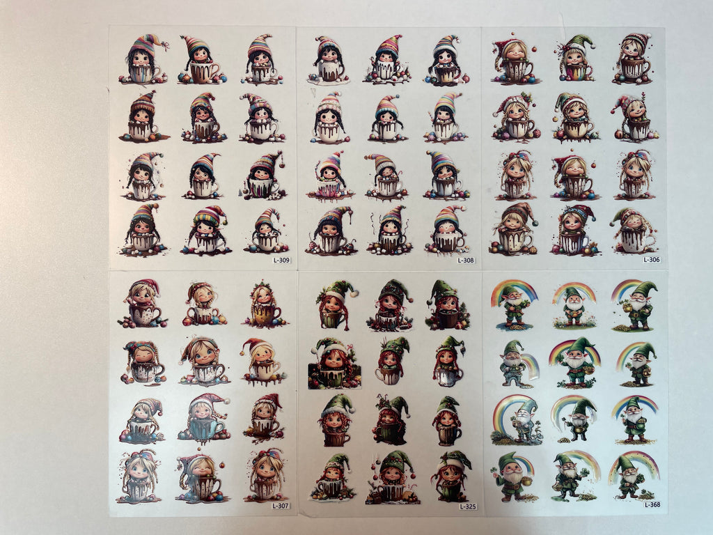 3D embossed stickers (A5 size, 15cm*20cm)