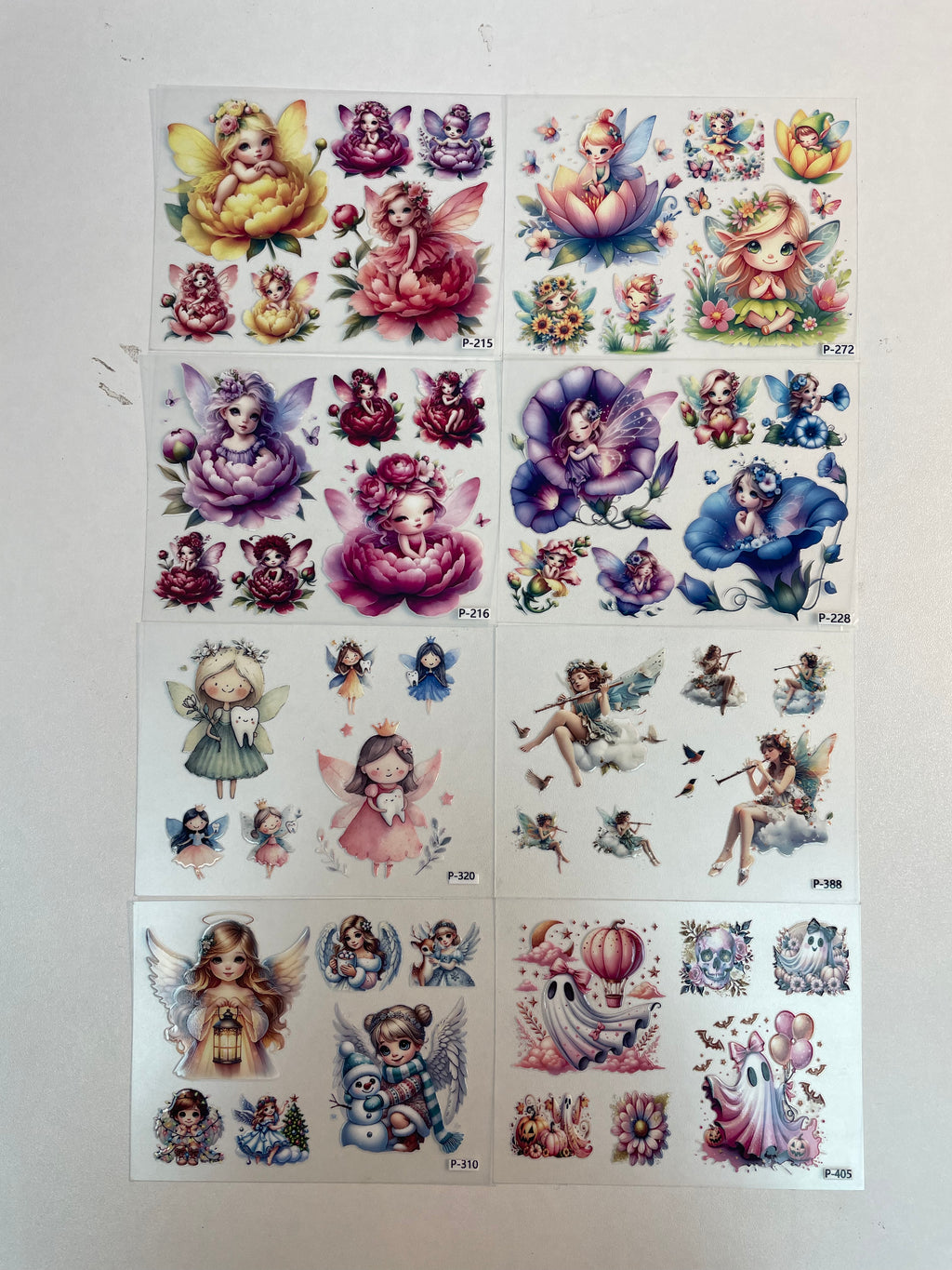 3D embossed stickers (B5 size, 12.5cm*9.5cm)