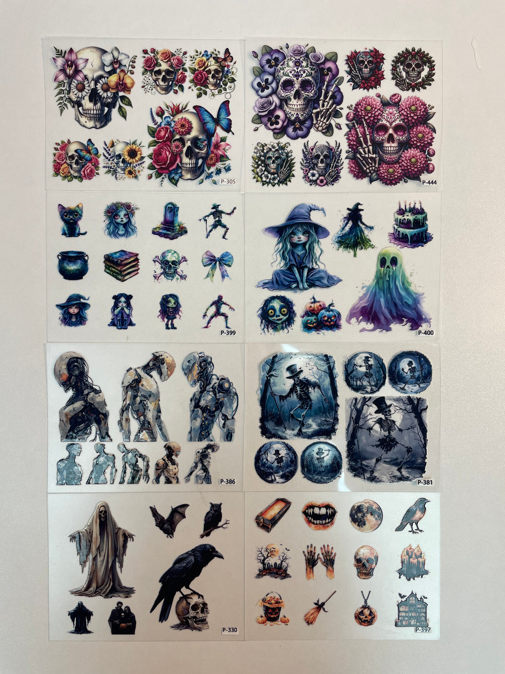 3D embossed stickers (B5 size, 12.5cm*9.5cm)