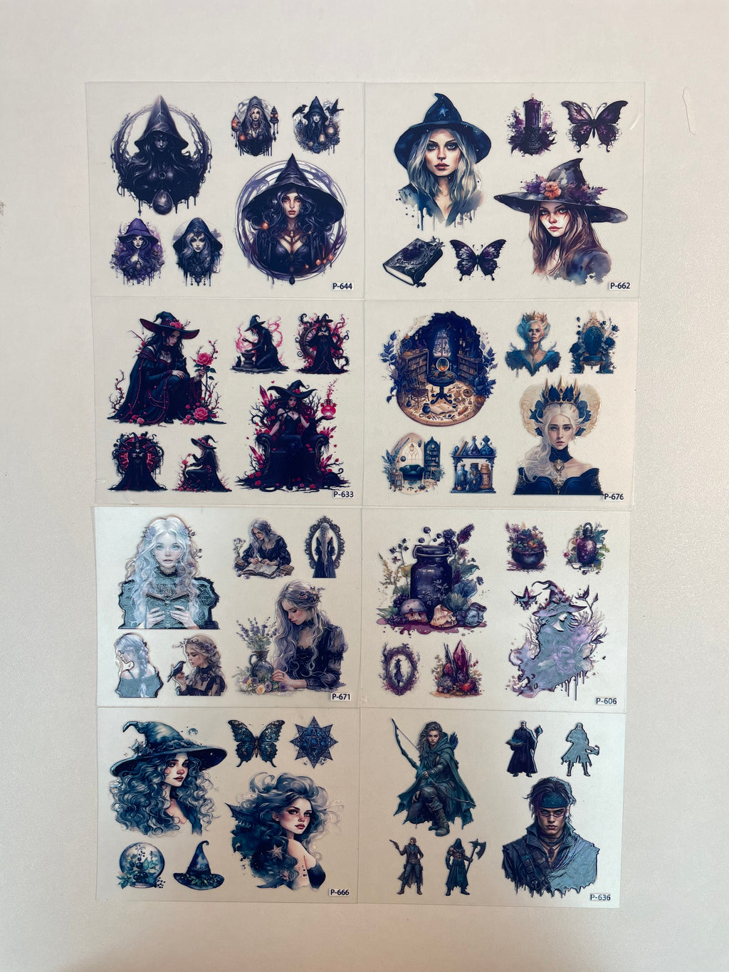 3D embossed stickers (B5 size, 12.5cm*9.5cm)