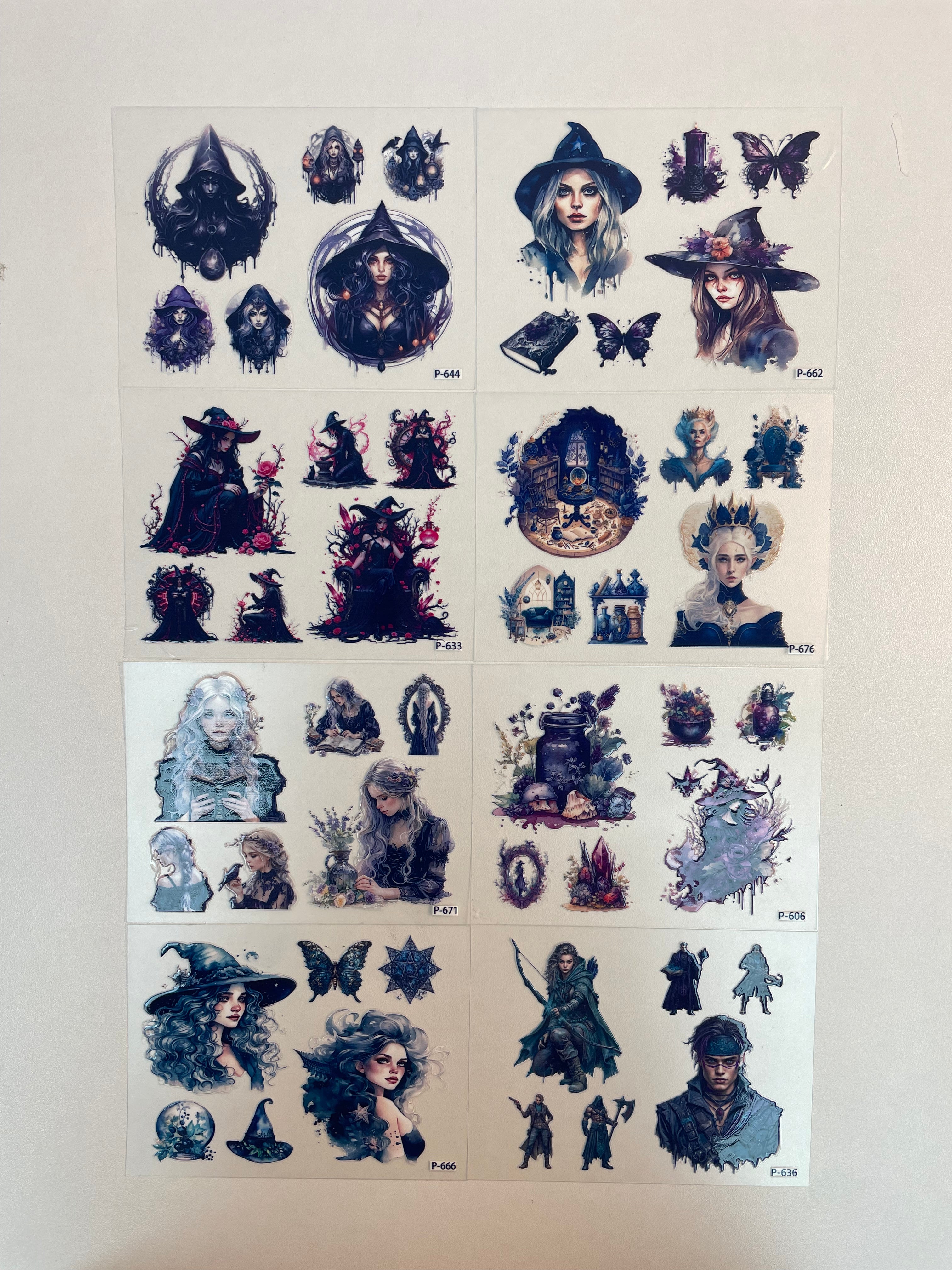 3D embossed stickers (B5 size, 12.5cm*9.5cm)