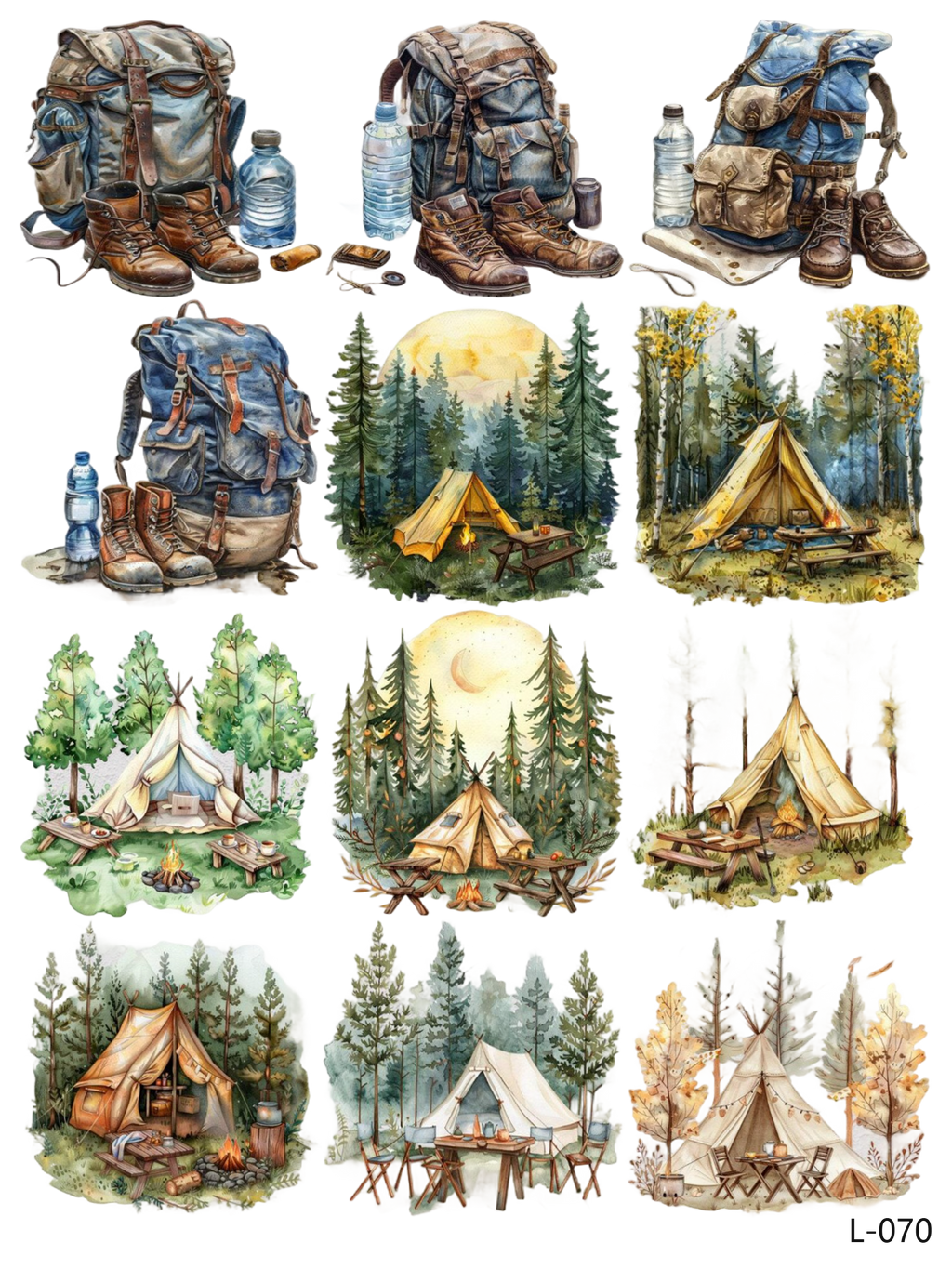 3D embossed stickers (A5 size, 15cm*20cm)