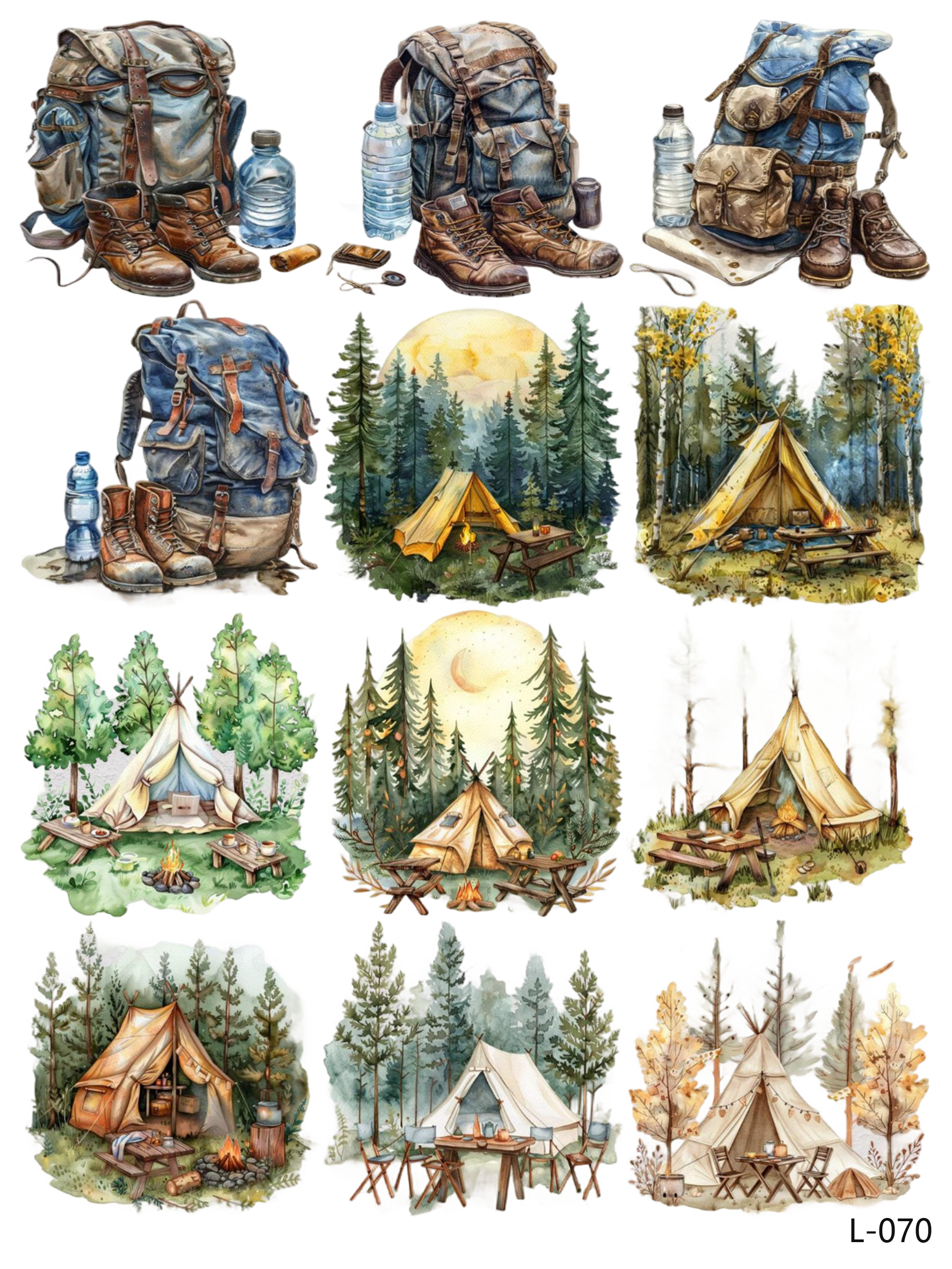 3D embossed stickers (A5 size, 15cm*20cm)