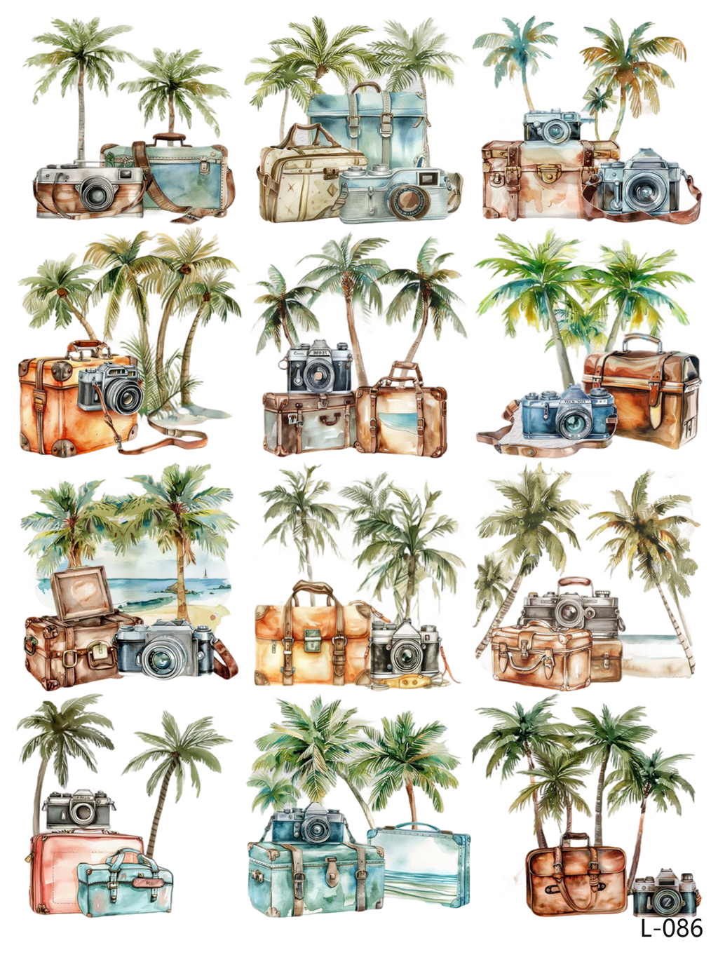 3D embossed stickers (A5 size, 15cm*20cm)