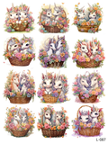 3D embossed stickers (A5 size, 15cm*20cm)