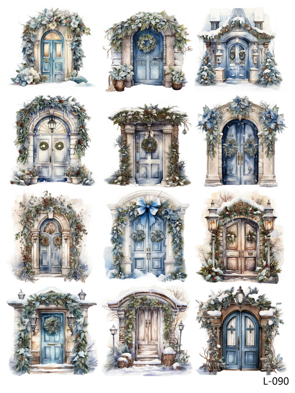 3D embossed stickers (A5 size, 15cm*20cm)