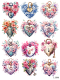 3D embossed stickers (A5 size, 15cm*20cm)