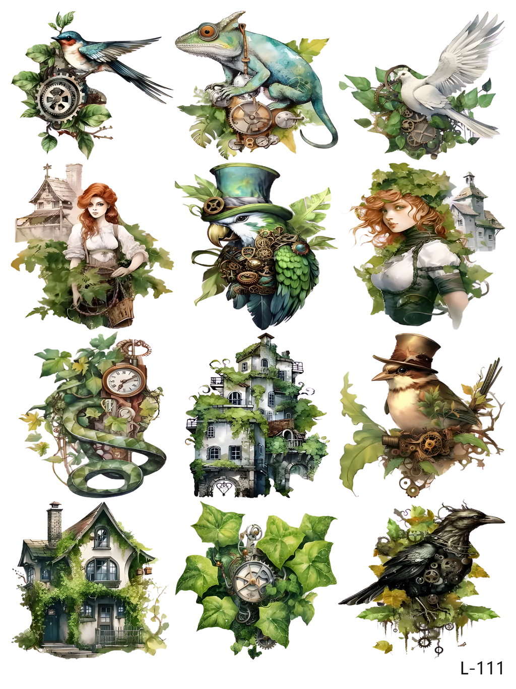 3D embossed stickers (A5 size, 15cm*20cm)