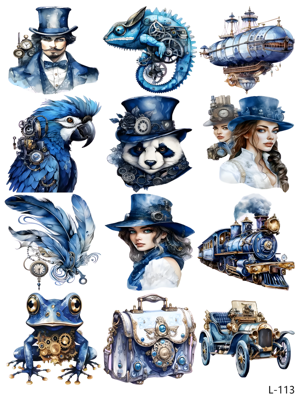 3D embossed stickers (A5 size, 15cm*20cm)