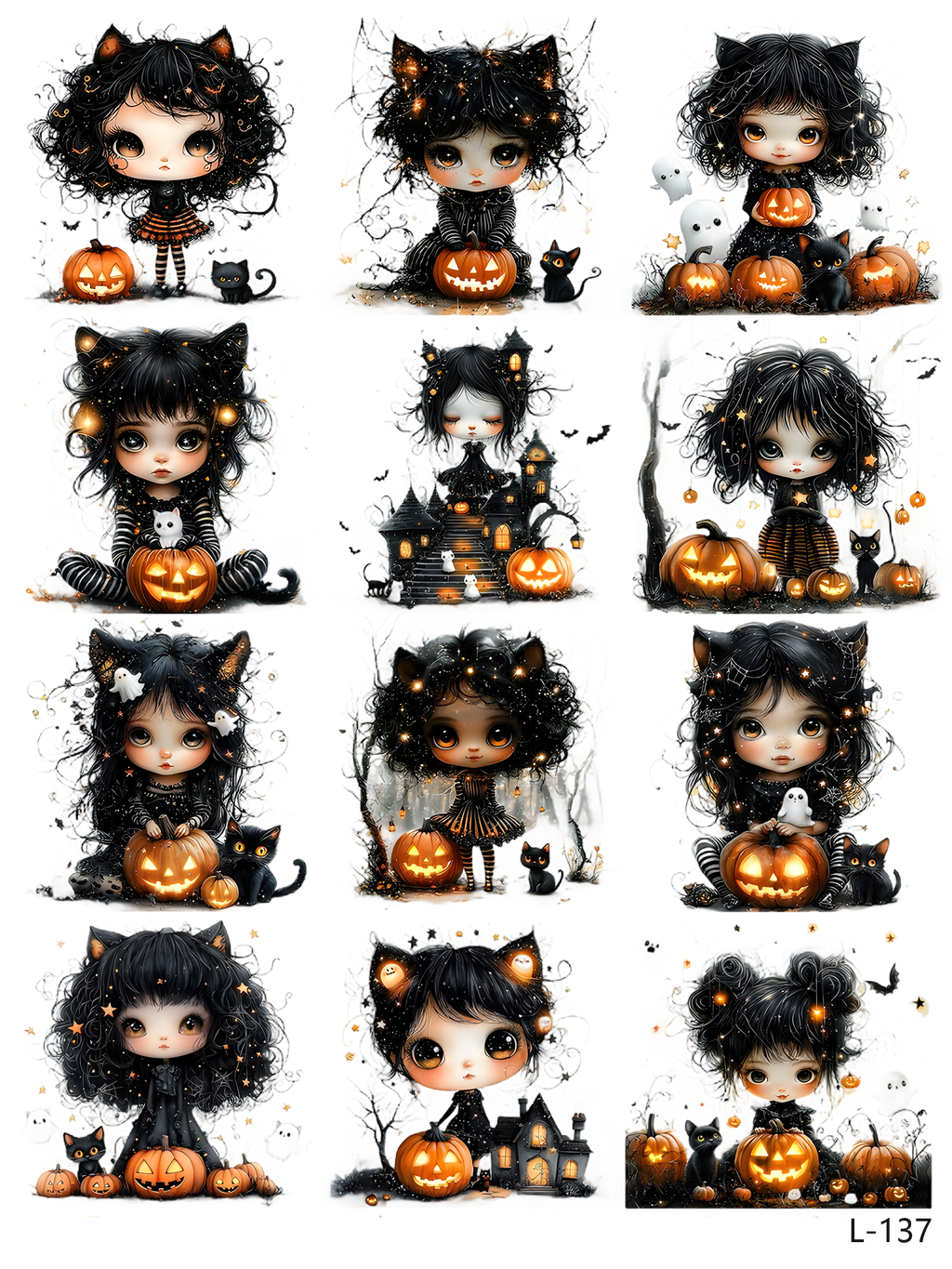 3D embossed stickers (A5 size, 15cm*20cm)