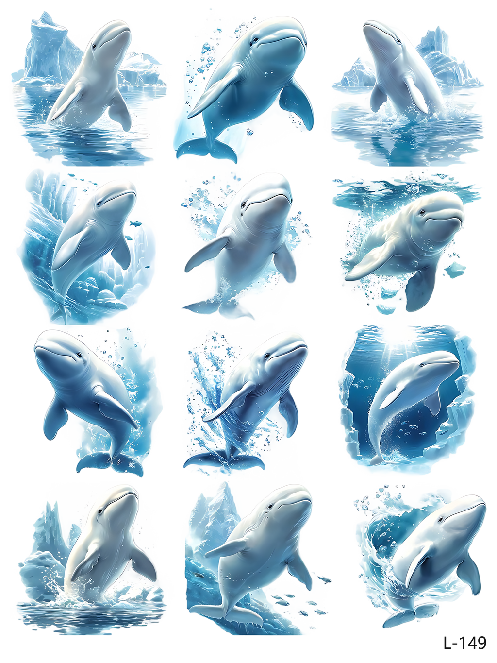 3D embossed stickers (A5 size, 15cm*20cm)