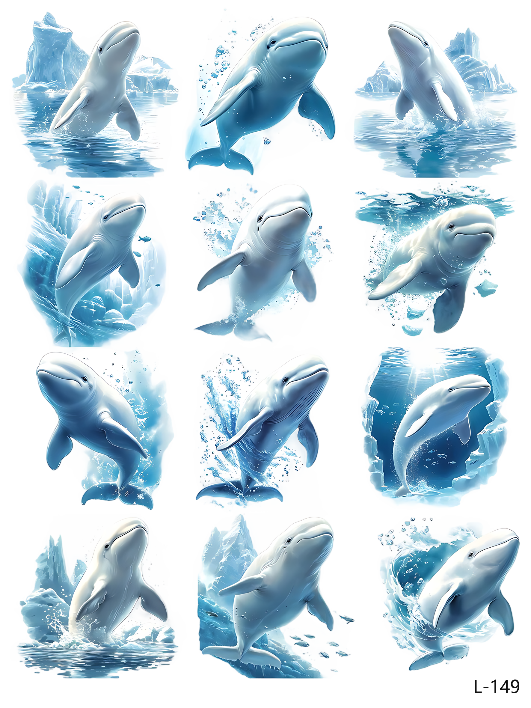 3D embossed stickers (A5 size, 15cm*20cm)