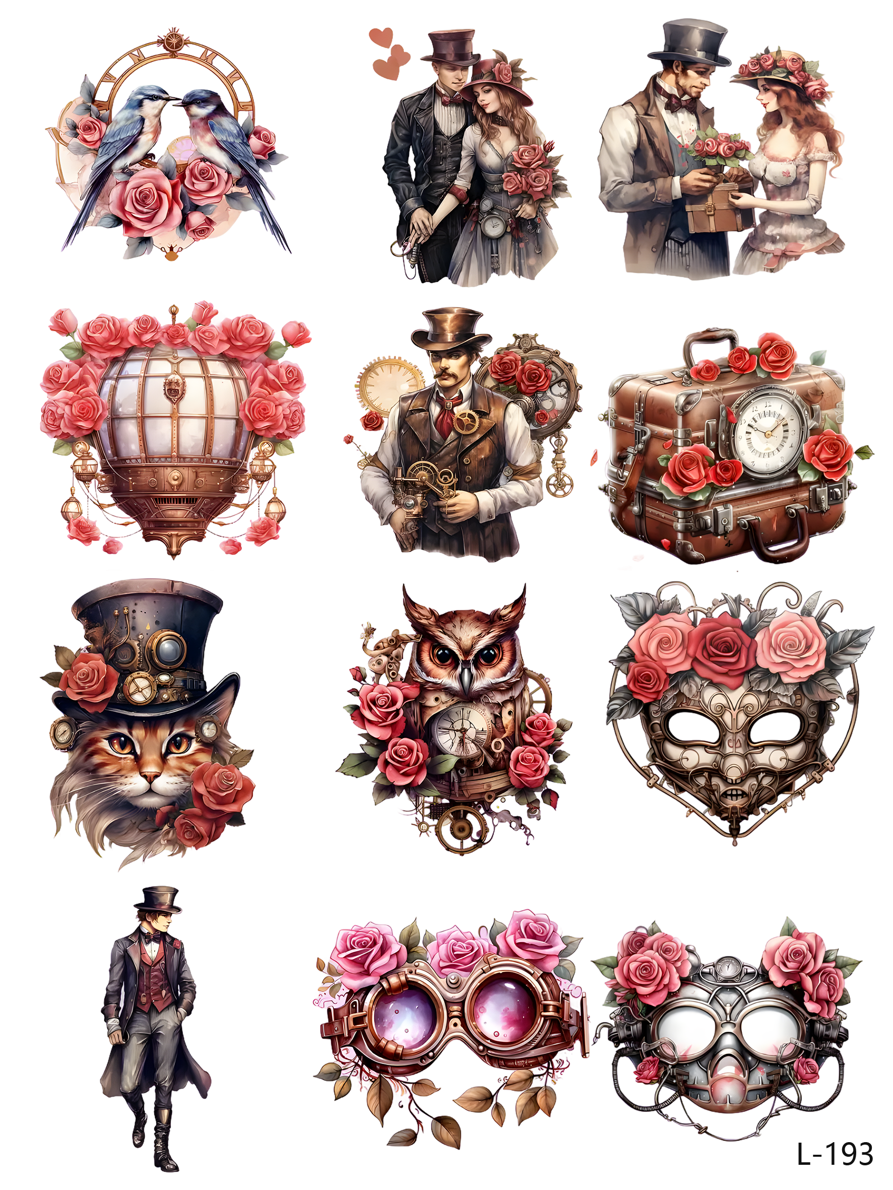3D embossed stickers (A5 size, 15cm*20cm)