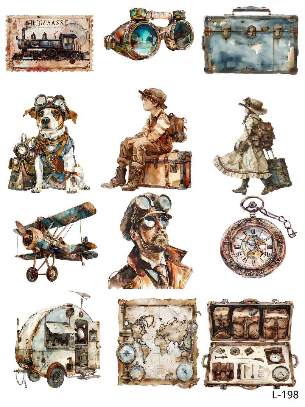 3D embossed stickers (A5 size, 15cm*20cm)